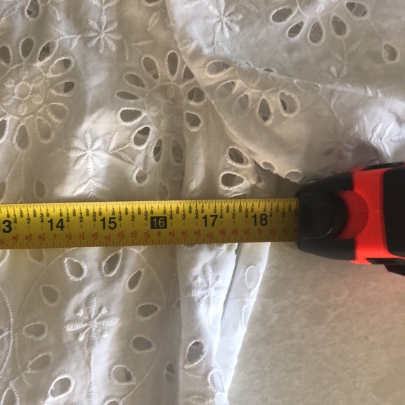 J. Crew white cotton eyelet dress. Size 6. - Picture 15 of 16